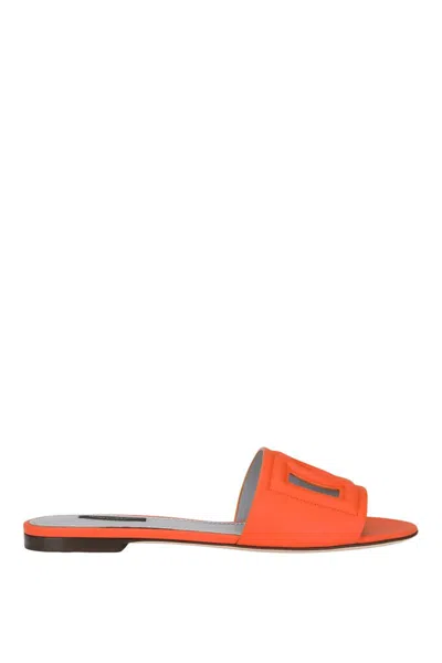 Dolce & Gabbana Sandals In Orange