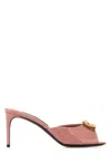 Dolce & Gabbana Sabot Keira In Pelle Rosa Donna In Pink