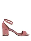 Dolce & Gabbana Keira 60 Patent Leather Sandals In Pink
