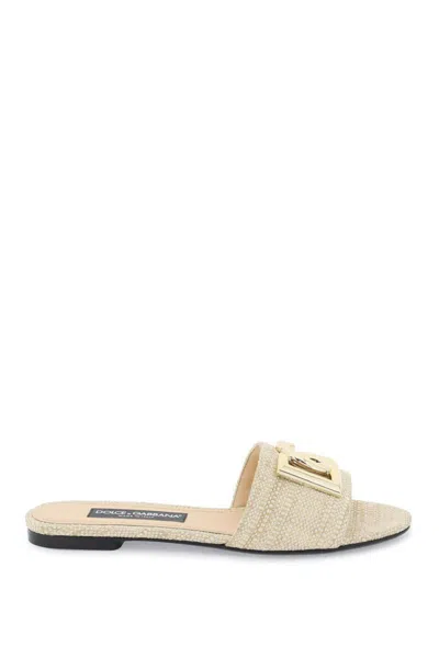 Dolce & Gabbana Sandals In Sabbia