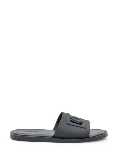 Dolce & Gabbana Sandals Slides With Cut-out Detail