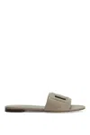 Dolce & Gabbana Flat Slipper Shoes In Talpa