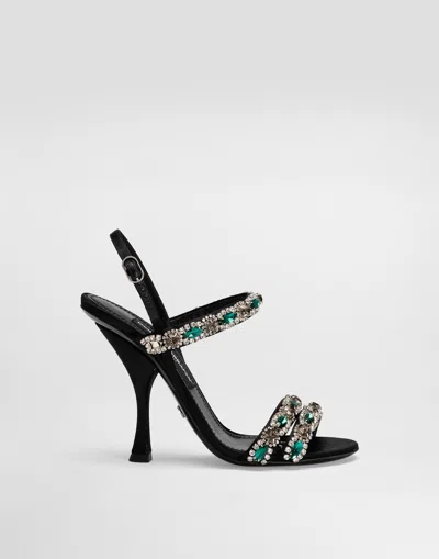 DOLCE & GABBANA SANDALS WITH EMBROIDERY
