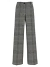Dolce & Gabbana Grey Flared Pants With High Waist In Wool And Cashmere Woman