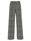 Dolce & Gabbana Grey Flared Pants With High Waist In Wool And Cashmere Woman In Multicolor