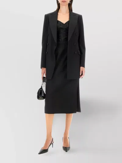 Dolce & Gabbana Satin And Lace Corsetry Top