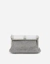 Dolce & Gabbana Satin Bag With Fusible Rhinestones In Multicolor