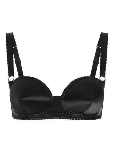 DOLCE & GABBANA SATIN BALCONETTE BRA