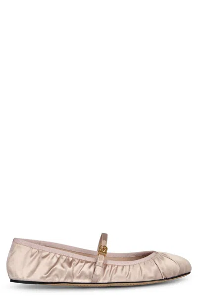DOLCE & GABBANA DOLCE & GABBANA SATIN BALLET FLATS