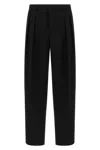 Dolce & Gabbana Men Satin Band Pants In Black