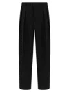 Dolce & Gabbana Men Satin Band Pants In Black