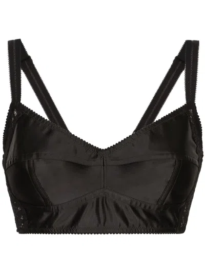 Dolce & Gabbana Dolce Gabbana Corset Top In Black