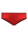 Dolce & Gabbana Satin Briefs In Red