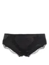 Dolce & Gabbana Satin Briefs With Lace Detailing Clothing In Black