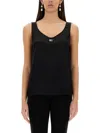 Dolce & Gabbana Satin Camisole Top With Logo