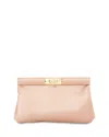 Dolce & Gabbana Satin Convertible Shoulder Bag In Pink