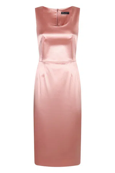 DOLCE & GABBANA DOLCE & GABBANA SATIN DRESS