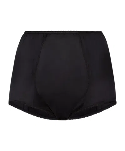 DOLCE & GABBANA DOLCE  GABBANA HIGH WAIST SATIN BRIEFS