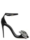 Dolce & Gabbana Rhinestone Decorative High-heeled Sandals