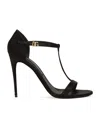 Dolce & Gabbana Woman Sandals Black Size 7.5 Textile Fibers In Black