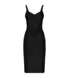Dolce & Gabbana Satin And Lace Calf-length Corset Dress