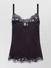 Dolce & Gabbana Lingerie Top In Satin And Lace
