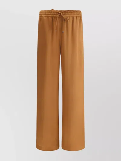 DOLCE & GABBANA SATIN LOUNGE TROUSERS WITH SIDE AND BACK POCKETS
