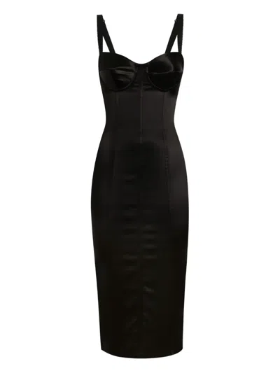 Dolce & Gabbana Satin Midi Dress