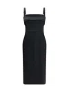 Dolce & Gabbana Silhouette-enhancing Satin Midi Dress In Animal Print