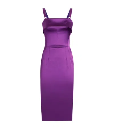 Dolce & Gabbana Satin Midi Dress