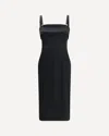 Dolce & Gabbana Silhouette-enhancing Satin Midi Dress In Animal Print