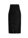 DOLCE & GABBANA DOLCE & GABBANA SATIN MIDI SKIRT