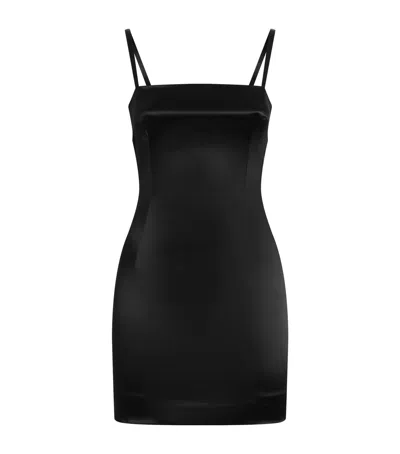 DOLCE & GABBANA SATIN MINI DRESS