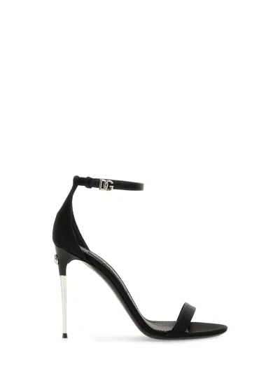 DOLCE & GABBANA SATIN SANDAL