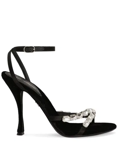DOLCE & GABBANA DOLCE & GABBANA SATIN SANDALS