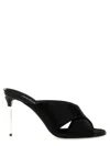 Dolce & Gabbana Satin Sandals With Back Monogram