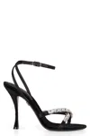 Dolce & Gabbana Keira 105 Satin Sandals With Gemstone Embellishments