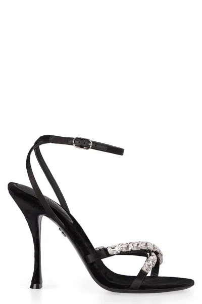 DOLCE & GABBANA DOLCE & GABBANA SATIN SANDALS