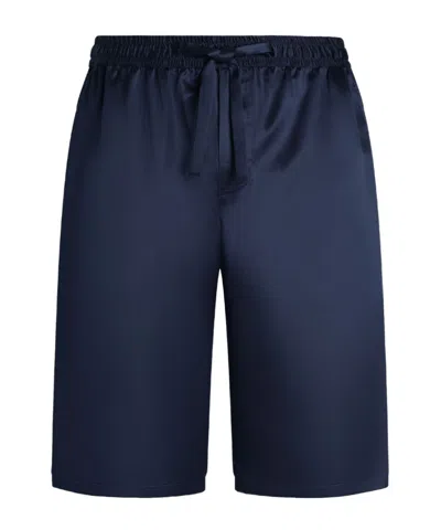 Dolce & Gabbana Satin Shorts In Black