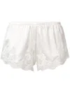 Dolce & Gabbana White Silk Floral Lace Lingerie Underwear In White