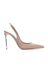 Dolce & Gabbana 105mm Slingback Leather Pumps In Pink