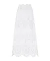 Dolce & Gabbana Longue Skirt With Cut-out In White