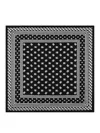 Dolce & Gabbana Scarf With All-over Dg Logo Print In Black