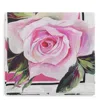 Dolce & Gabbana Flowers Print Silk Scarf In Neutral