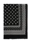 Dolce & Gabbana Sciarpa 120x200 In Dg Bco F.black