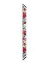Dolce & Gabbana Floral Print Silk Bandeau In Multicolour