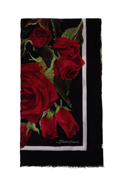 Dolce & Gabbana 'modal And Silk Scarf For Women In Multicolor