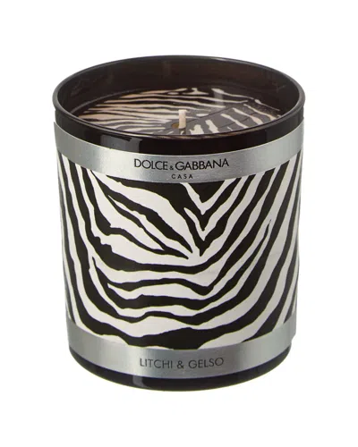 Dolce & Gabbana Scented Candle - Lychee And Mulb In Black