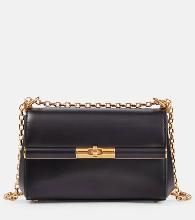 Dolce & Gabbana Schultertasche Marlene Mini Aus Leder In Schwarz