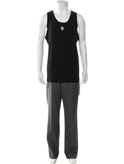 Pre-owned Dolce & Gabbana Scoop Neck Sleeveless Tank In Black